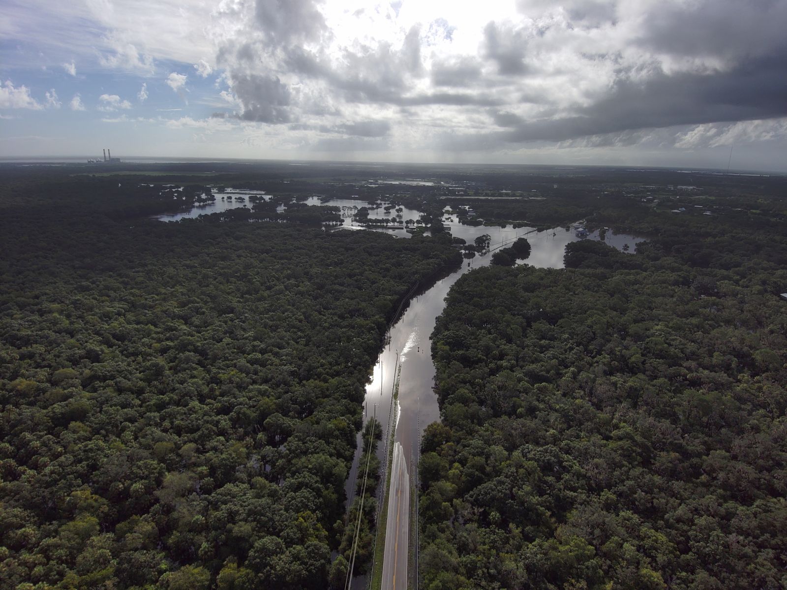 Gamble Creek flooding in Manatee County